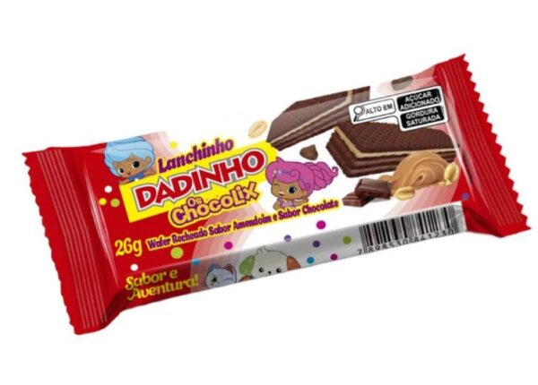 Waffer Recheado Dadinho 26g 10 und