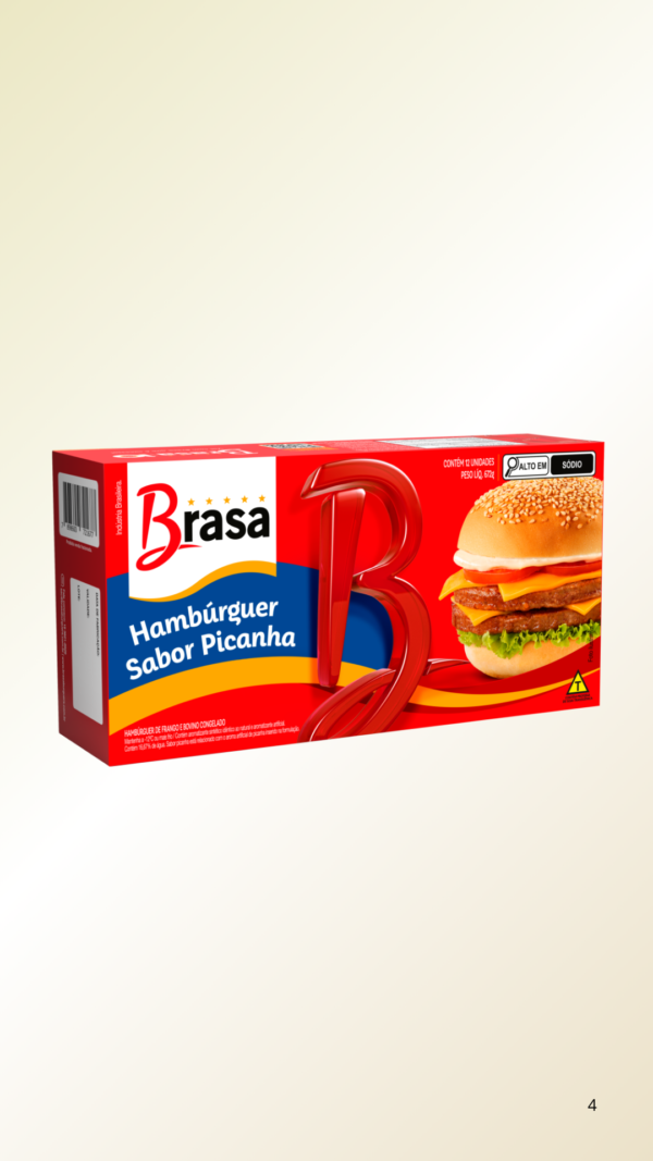Hambúrguer Brasa 672g