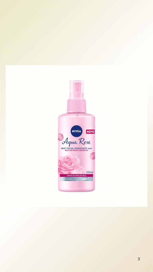 Água de Rosas Orgânicas Nivea 150ml