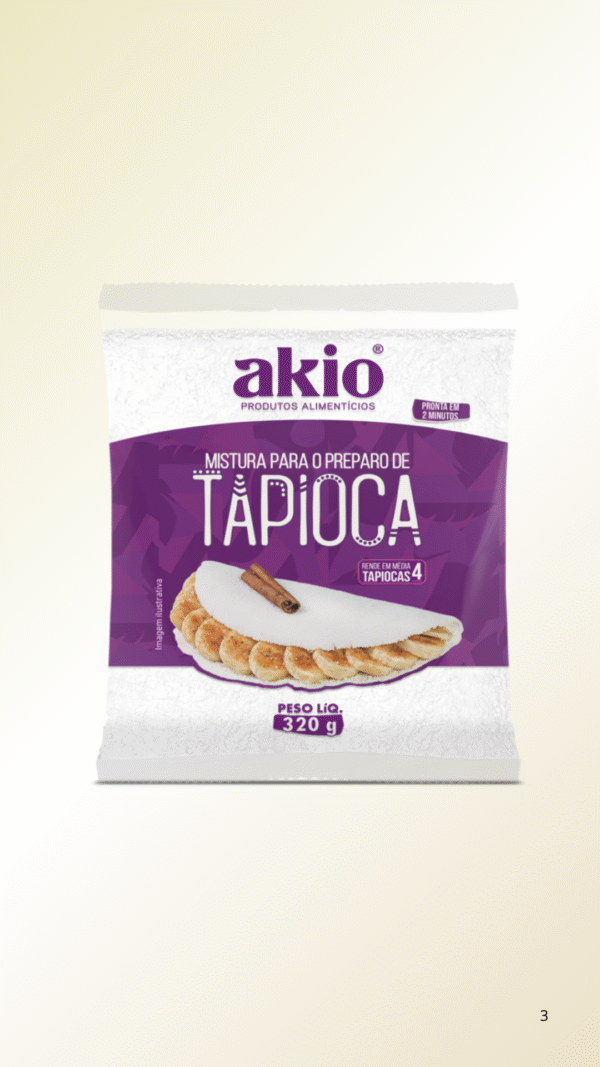 Mistura Para o Preparo de Tapioca Akio 320g