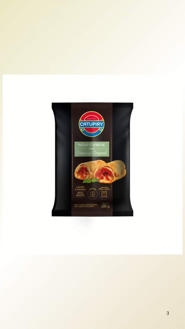 Wrap Caprese Com Catupiry 180g