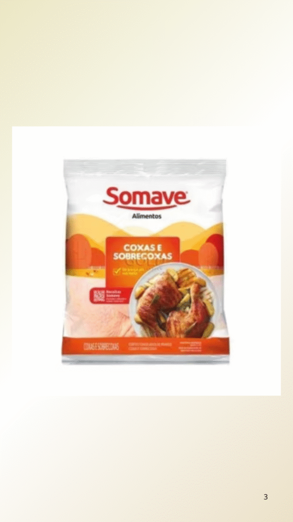 Filé de Coxa e Sobrecoxa Somave 1,700kg