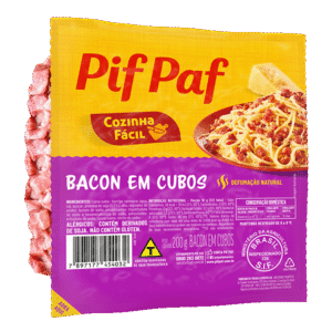 Bacon em Cubos Pif Paf 200g